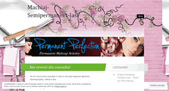 Desktop Screenshot of machiajsemipermanent.wordpress.com