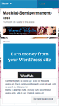 Mobile Screenshot of machiajsemipermanent.wordpress.com