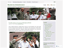 Tablet Screenshot of bandungindependen.wordpress.com
