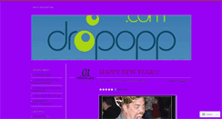 Desktop Screenshot of dropbop.wordpress.com