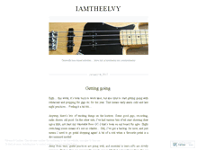 Tablet Screenshot of iamtheelvy.wordpress.com