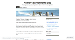 Desktop Screenshot of normanswei.wordpress.com