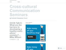 Tablet Screenshot of cccseminarsathpc.wordpress.com