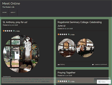 Tablet Screenshot of meetonline.wordpress.com