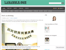 Tablet Screenshot of lababble.wordpress.com