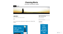 Desktop Screenshot of channingmorris.wordpress.com