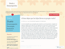 Tablet Screenshot of dueloyemancipacion.wordpress.com
