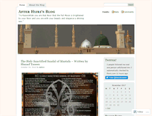 Tablet Screenshot of afterhijri.wordpress.com