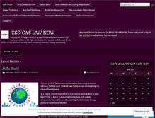 Tablet Screenshot of jessicaslawnow.wordpress.com