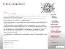 Tablet Screenshot of chronoschronicles.wordpress.com