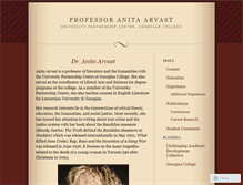 Tablet Screenshot of anitaarvast.wordpress.com
