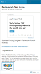 Mobile Screenshot of beritaanehtapinyata.wordpress.com