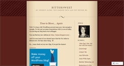 Desktop Screenshot of bittersweetjess.wordpress.com