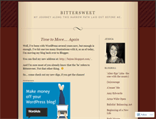 Tablet Screenshot of bittersweetjess.wordpress.com