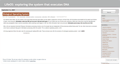 Desktop Screenshot of lifeos.wordpress.com