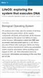Mobile Screenshot of lifeos.wordpress.com