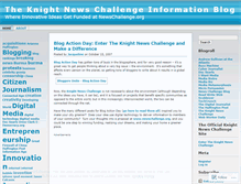 Tablet Screenshot of knightnewschallenge.wordpress.com