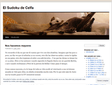 Tablet Screenshot of elsudokudecelfa.wordpress.com