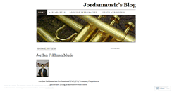 Desktop Screenshot of jordanmusic.wordpress.com