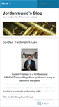 Mobile Screenshot of jordanmusic.wordpress.com