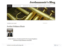 Tablet Screenshot of jordanmusic.wordpress.com