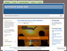 Tablet Screenshot of blognguoiquangngai.wordpress.com