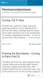 Mobile Screenshot of pennosrandomness.wordpress.com