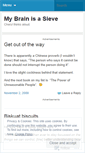Mobile Screenshot of mybrainisasieve.wordpress.com