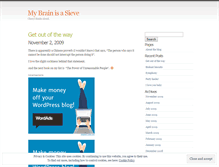 Tablet Screenshot of mybrainisasieve.wordpress.com