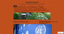 Desktop Screenshot of aminiainnature.wordpress.com