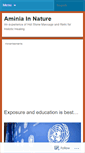 Mobile Screenshot of aminiainnature.wordpress.com