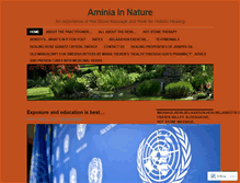 Tablet Screenshot of aminiainnature.wordpress.com