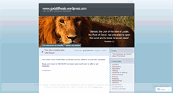 Desktop Screenshot of godstillheals.wordpress.com