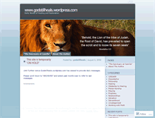 Tablet Screenshot of godstillheals.wordpress.com