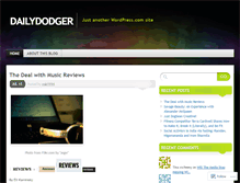 Tablet Screenshot of dailydodger.wordpress.com