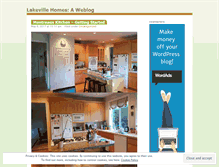 Tablet Screenshot of lakevillehomes.wordpress.com