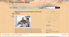 Desktop Screenshot of engrshankarblog.wordpress.com