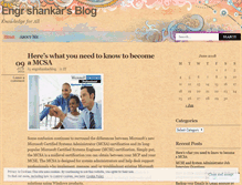 Tablet Screenshot of engrshankarblog.wordpress.com