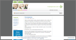 Desktop Screenshot of itemporium.wordpress.com