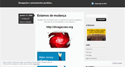 Desktop Screenshot of digavacoes.wordpress.com