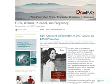 Tablet Screenshot of fasdprevention.wordpress.com