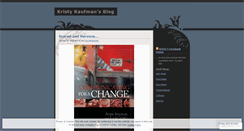 Desktop Screenshot of kristykaufman.wordpress.com