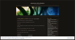 Desktop Screenshot of moturu.wordpress.com