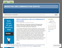 Tablet Screenshot of marketingandcommunication.wordpress.com