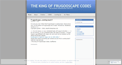 Desktop Screenshot of frugooownage.wordpress.com