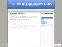 Tablet Screenshot of frugooownage.wordpress.com