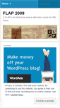 Mobile Screenshot of flap2009.wordpress.com