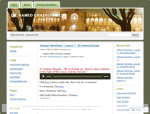 Tablet Screenshot of hamedghazali.wordpress.com