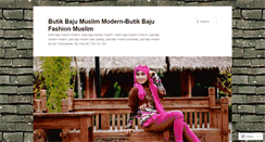 Desktop Screenshot of butikbajumuslimmodern.wordpress.com