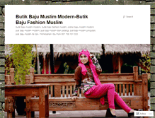 Tablet Screenshot of butikbajumuslimmodern.wordpress.com